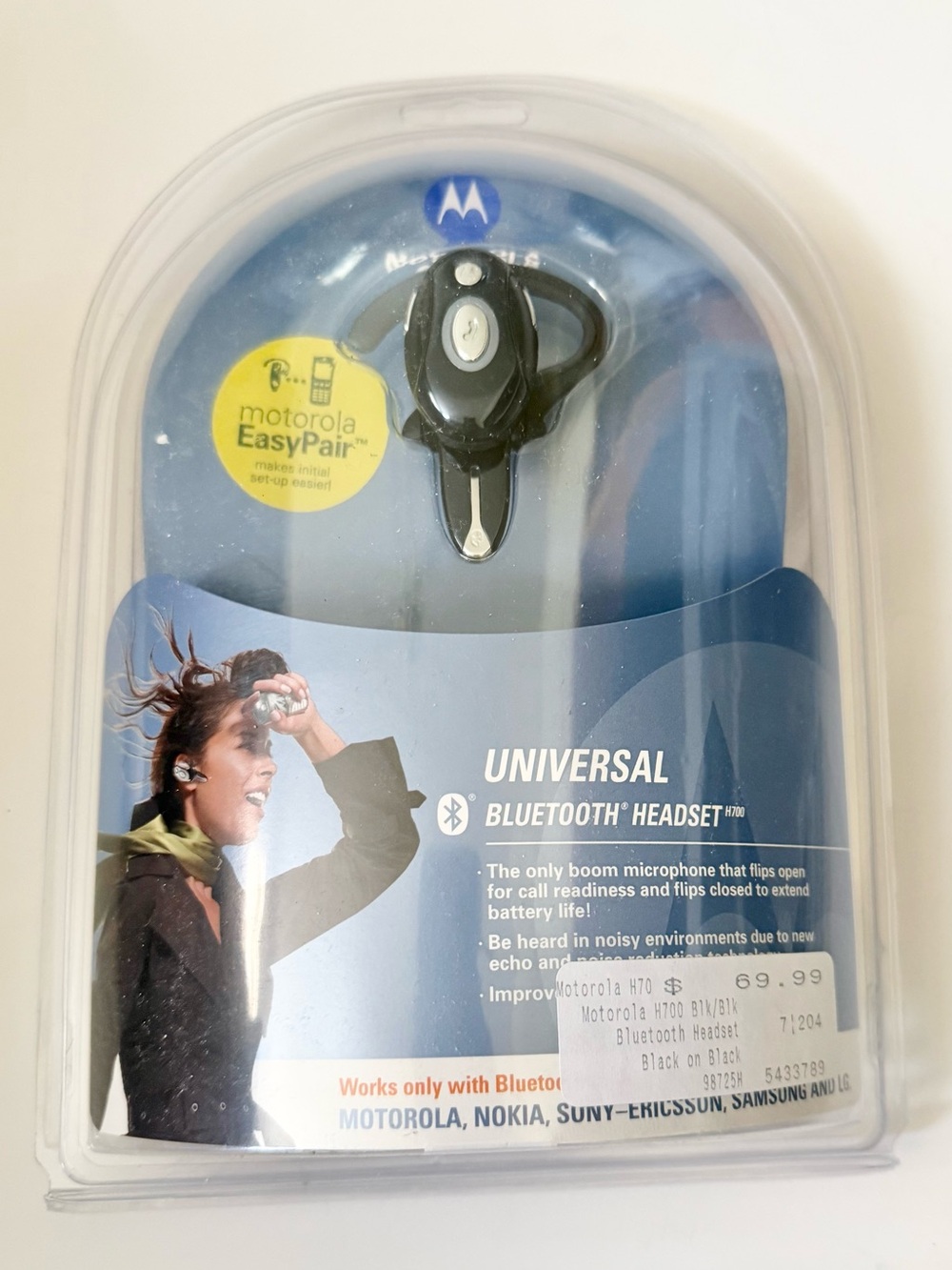 Motorola Universal Bluetooth Headset - Black